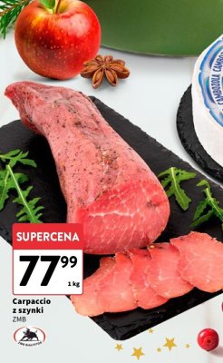 Carpaccio z szynki ZMB promocja w Intermarche
