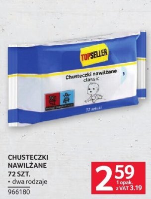 Chusteczki nawilżane 72 szt. promocja w Selgros