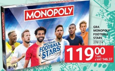 Gra Monopoly Football Stars promocja w Selgros