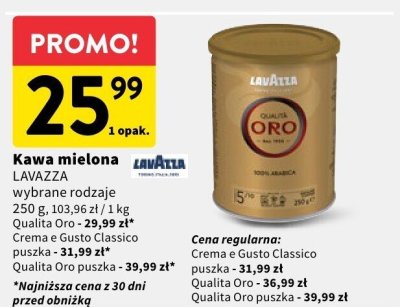 Kawa promocja w Intermarche