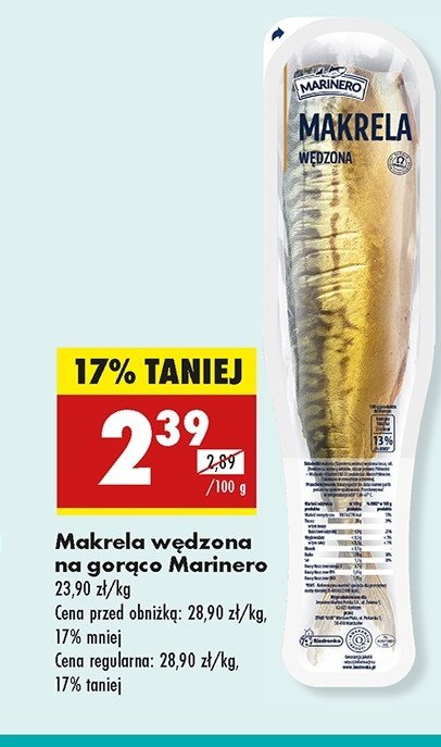 Makrela w臋dzona Marinero promocja
