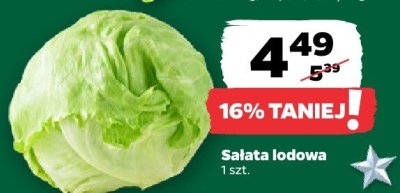 Sałata lodowa promocja w Netto