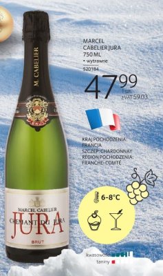 Wino MARCEL CABELIER JURA 750 ML promocja w Selgros