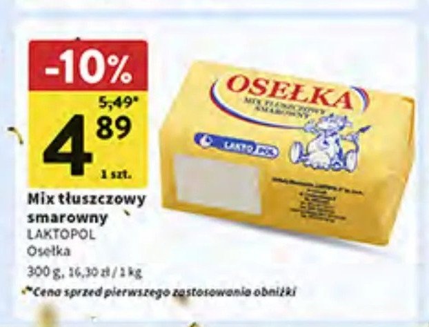 Osełka mix tłuszczowy Laktopol promocja