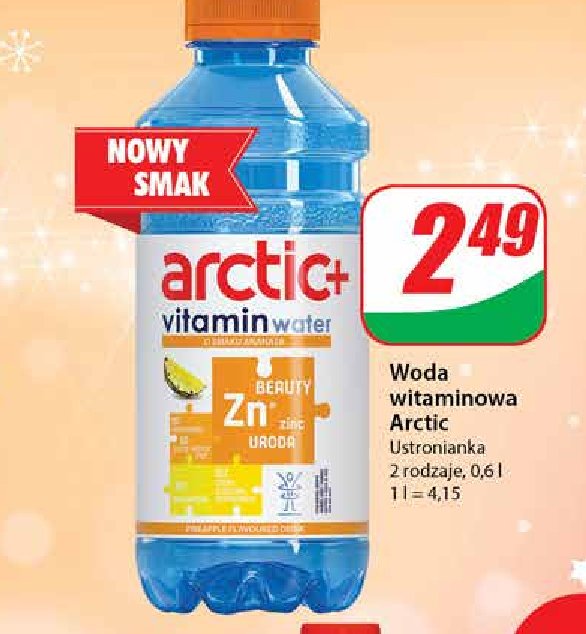 Woda uroda Arctic plus elements promocja w Dino