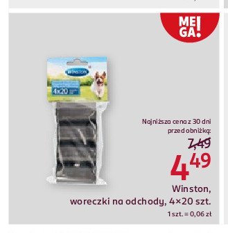 Woreczki na psie odchody Winston promocja