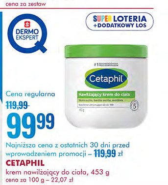 Krem nawilżający do ciała skóra sucha i wrażliwa Cetaphil promocja