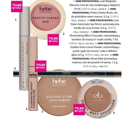 Korektor HEBE PROFESSIONAL Illuminating Effect Concealer 01 nude vanilla promocja w Hebe