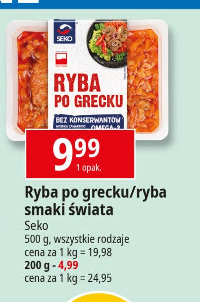 Ryba po włosku Seko promocja