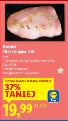 Schab wieprzowy Rzeźnik Filet z indyka, XXL promocja w Lidl