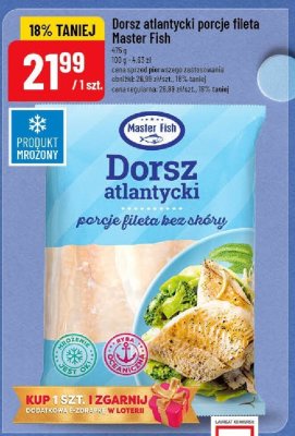 Dorsz atlantycki porcje fileta Master Fish promocja w POLOmarket