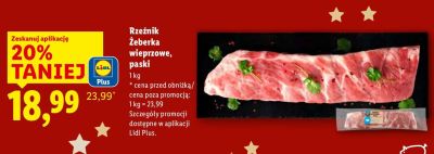 Żeberka promocja w Lidl