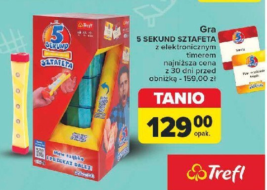 Gra 5 sekund sztafeta Trefl promocja w Carrefour