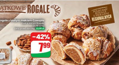 Rogale z białym makiem 2 szt. promocja w Dino