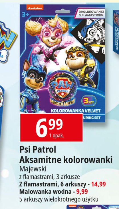 Malowanka wodana 5 arkuszy St. majewski promocja