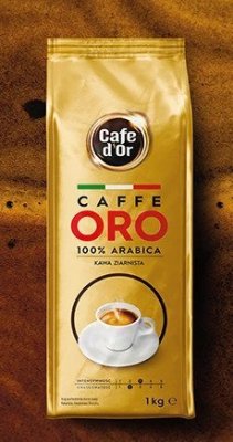 Kawa ziarnista Oro 1 kg promocja w Biedronka