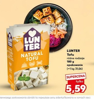 Tofu naturalne Lunter promocja