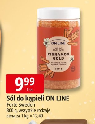 Sól do kąpieli ON LINE Forte Sweden promocja w Leclerc