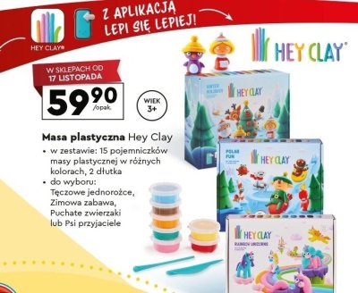 Masa plastyczna Hey Clay promocja w Biedronka