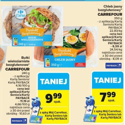 Bułki wieloziarniste bezglutenowe CARREFOUR promocja w Carrefour