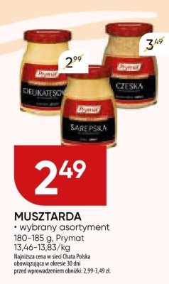 Pasta kanapkowa mi贸d i musztarda KUHLMANN promocja w Chata Polska