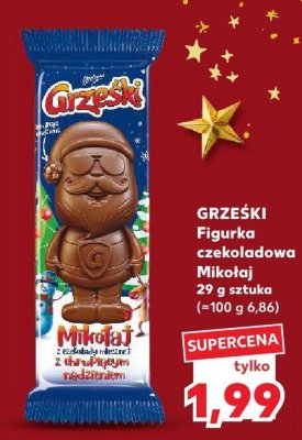 Grześki figurka czekoladowa promocja w Kaufland