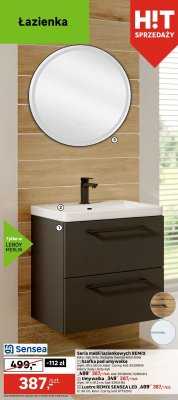 Seria mebli łazienkowych REMIX promocja w Leroy Merlin