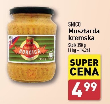 Musztarda horcice Snico promocja