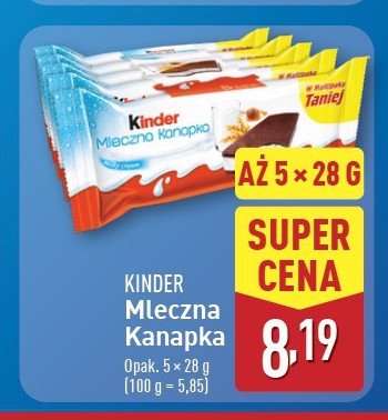 Baton Kinder mleczna kanapka promocja