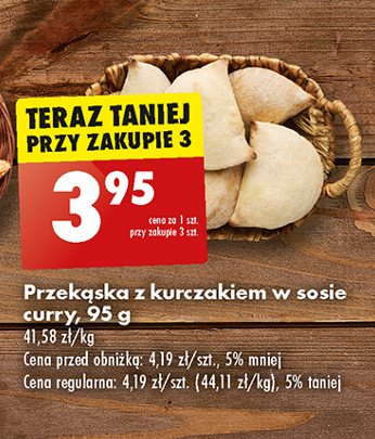 Przekąska z kurczakiem i curry promocja