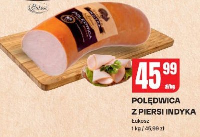 Polędwica z piersi indyka Łukosz promocja w Chorten