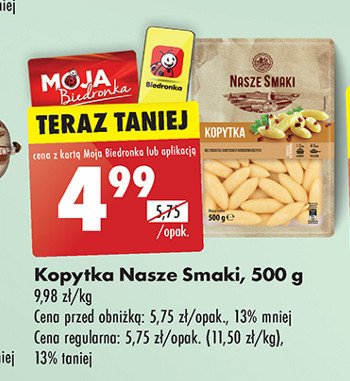 Kopytka Nasze smaki promocja