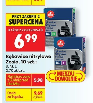 Rękawice nitrylowe promocja w Biedronka