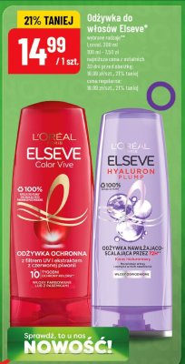Odżywka do włosów Elseve L'Oreal Hyaluron Plump promocja w POLOmarket
