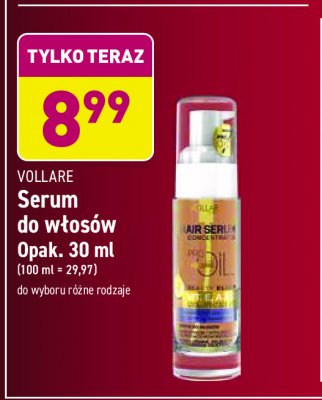 Olejek do w艂os贸w extra volume Vollare cosmetics pro oil promocja