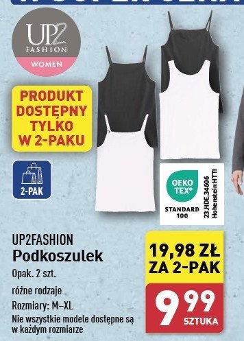 Podkoszulek damski m-xl Up2fashion promocja w Aldi