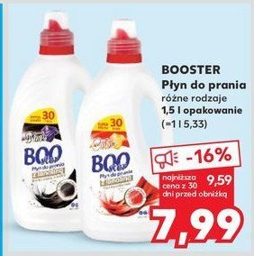 Płyn do prania tkanin czarnych z lanoliną Gold drop booster promocja