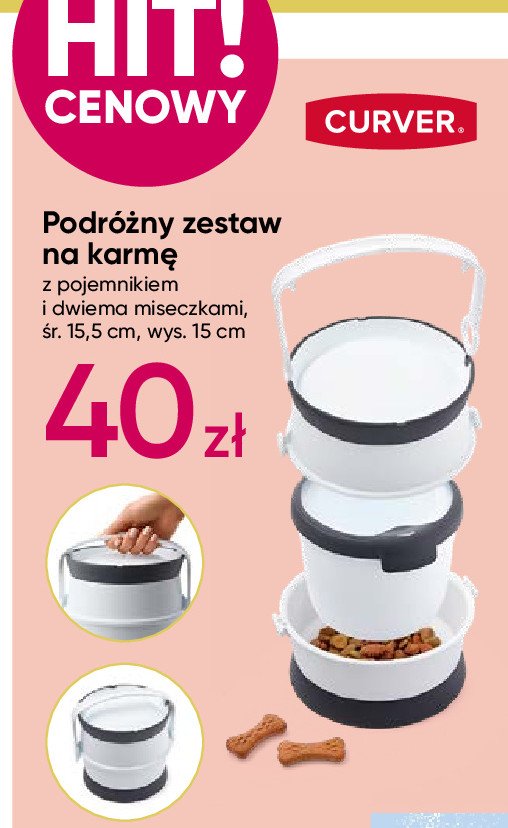 Podróżny zestaw na karmę Curver promocja