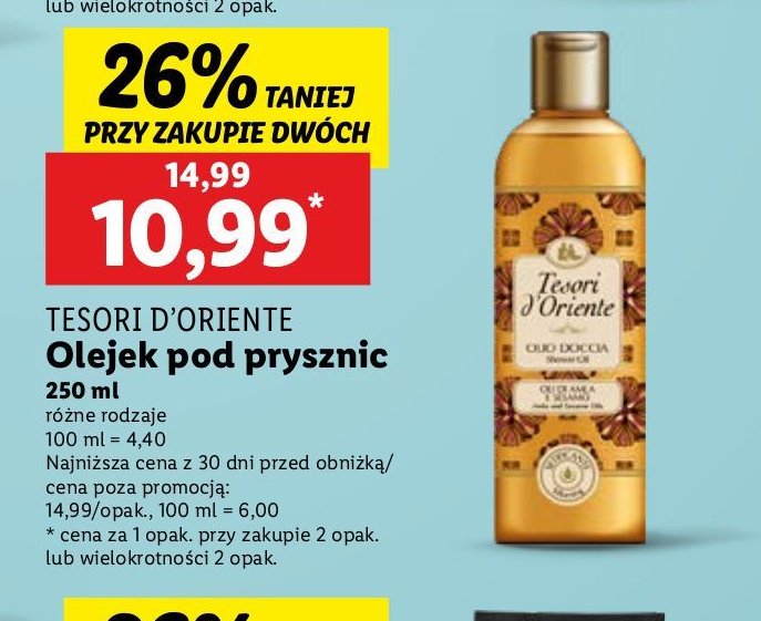 Olejek arganowy Tesori d'oriente promocja