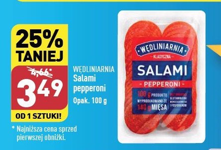 Salami pepperoni Wędliniarnia classic promocja