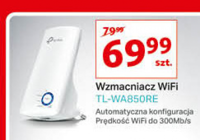 Wzmacniacz sieci bezprzewodowej tl-wa850re Tp-link promocja