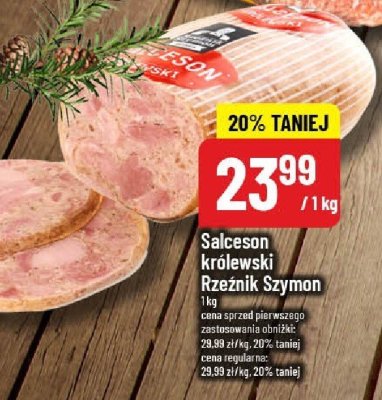Salceson królewski Rzeźnik Szymon promocja w POLOmarket