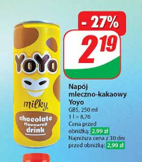 Napój mleczno-kawowy YOYO promocja