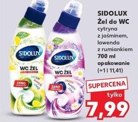 Żel do wc cytryna Sidolux promocja