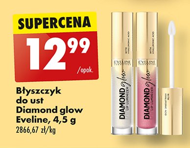 B艂yszczyk do ust 04 EVELINE DIAMOND GLOW promocja