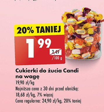 Cukierki owocożelki Candi (biedronka) promocja w Biedronka