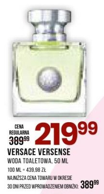 Perfumy Versace Versense promocja w Drogerie Natura