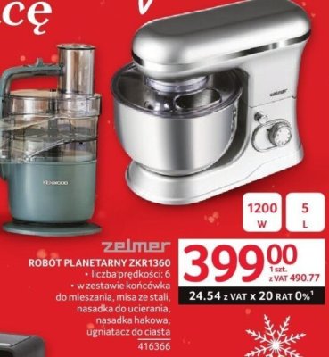 Robot planetarny Zelmer ZKR1360 promocja w Selgros