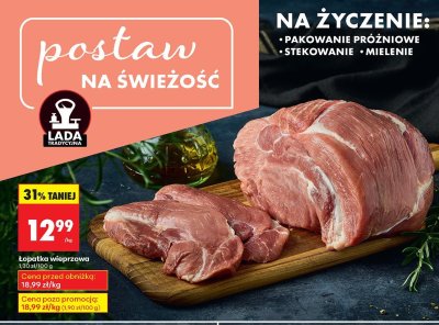 Łopatka wieprzowa promocja w Biedronka