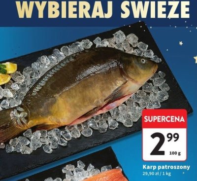 Karp patroszony promocja w Intermarche